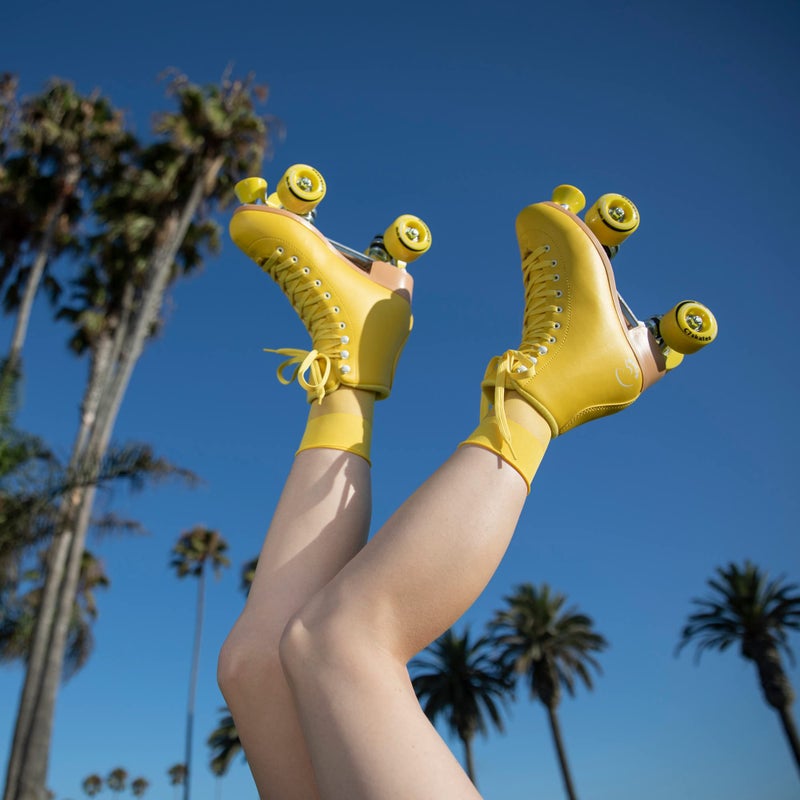 C SEVEN C7skates Cute Roller Skates for Girls and Adults (Lemonpop, Women's Women's 8 / Men's 7) - Image 4